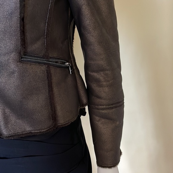 Marc New York Copper Brown Zip Front Motor Jacket. Size PXS. P/5/A1652 - Picture 3 of 7